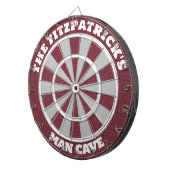 Cible De Fléchettes Man Cave personnalisée (Devant droit)