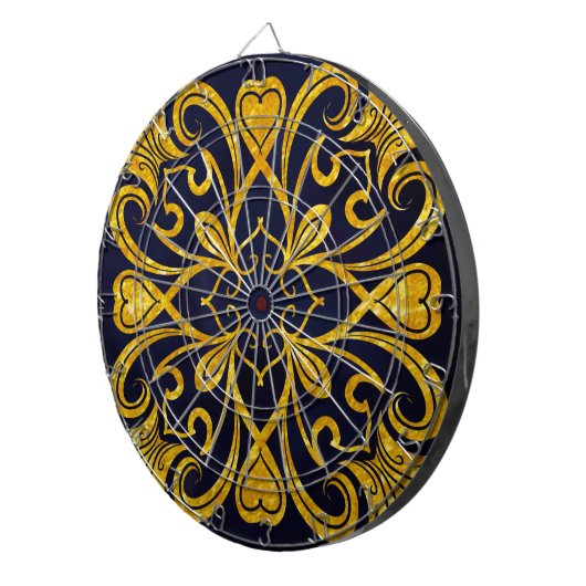 Cible De Fléchettes Mandala (Devant droit)