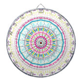 Cible De Fléchettes mandala coloré (Devant)