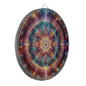 Cible de flechettes Mandala dynamique (Devant gauche)