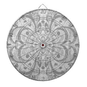 Cible De Fléchettes Mandala Symphonie des couleurs – Floral psychédéli
