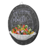 Cible De Fléchettes Mangez plus de plantes frais motivation salade let (Devant droit)