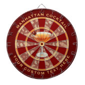 Cible De Fléchettes Manhattan Cocktail (Devant)