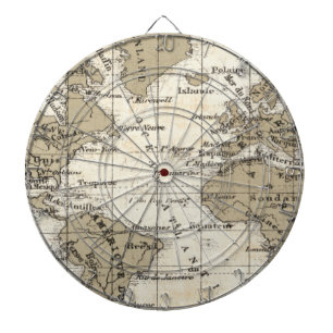 Cible De Fléchettes Mappemonde