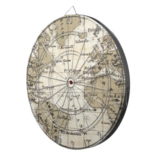 Cible De Fléchettes Mappemonde (Devant droit)