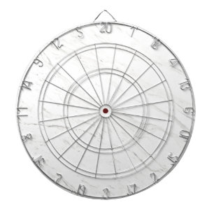 Cible De Fléchettes Marbre blanc