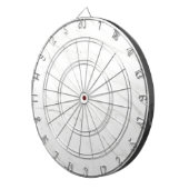 Cible De Fléchettes Marbre blanc (Devant droit)