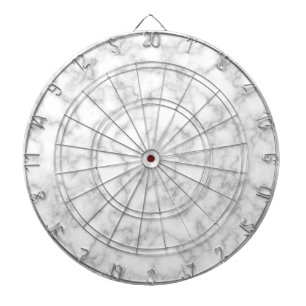 Cible De Fléchettes Marbre Motif gris blanc marbré Pierre Arrière - 