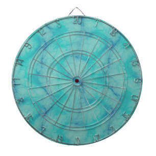 Cible De Fléchettes Marbre turquoise