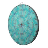 Cible De Fléchettes Marbre turquoise (Devant droit)