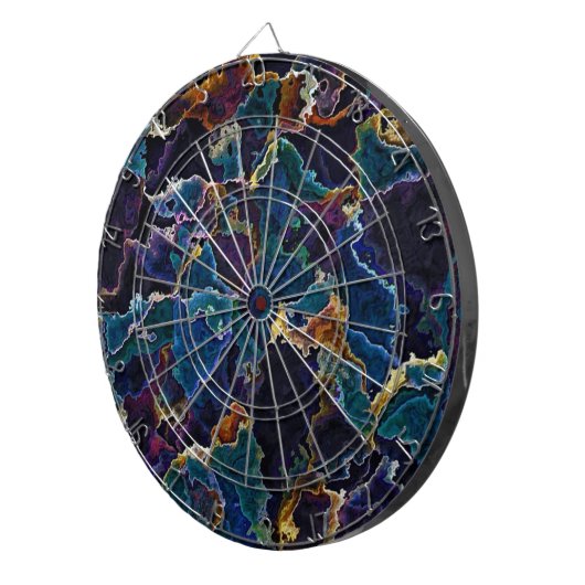 Cible De Fléchettes Marche à huile (Devant droit)