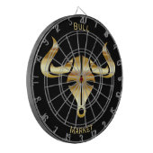 Cible De Fléchettes Marché haussier de Taureau d'or (Devant gauche)