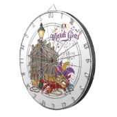 Cible De Fléchettes Mardi Gras (Devant droit)