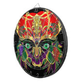 Cible De Fléchettes Mardi Gras Bacchus Dieu du Vin (Devant droit)