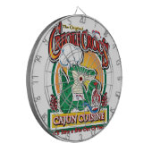 Cible De Fléchettes Mardi gras Cajun Crocodile (Devant gauche)