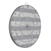 Cible De Fléchettes Marine de blanc gris de marine (Devant gauche)