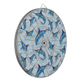 Cible De Fléchettes Marlin Bleu Jaillissant de l'Océan (Devant gauche)