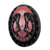 Cible De Fléchettes Maroon Majesty : Rustic Radiance Texté Africain (Devant droit)