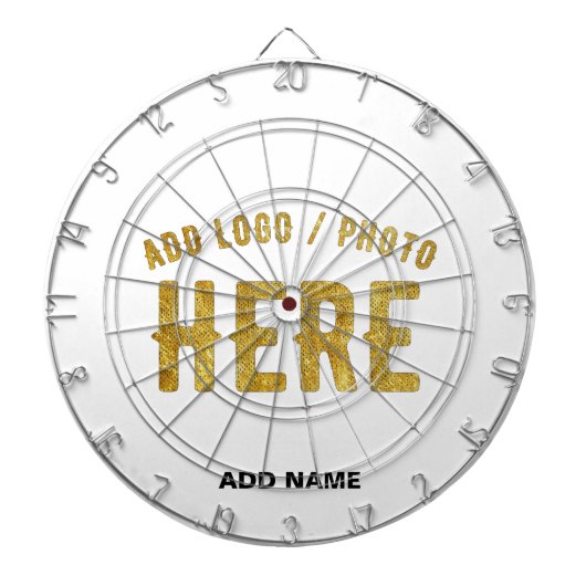 CIBLE DE FLÉCHETTES MARQUE BLANCHE MODERNE ET PERSONNALISABLE VÉRIFIÉE (Devant)