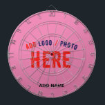 CIBLE DE FLÉCHETTES MARQUE VÉRIFIÉE ROSE CHAUDE MODERNE ET COUSTE<br><div class="desc">VOUS POUVEZ CHANGER,  REDIMENSIONNER OU AJOUTER LOGO,  PHOTO,  TEXTE ET COULEURS COMME VOUS LE SOUHAITEZ.MERCI.</div>