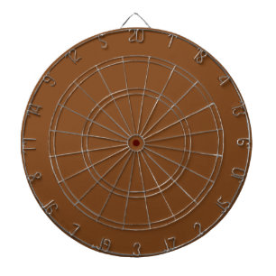Cible de fléchettes Marron Rouille avec fléchettes