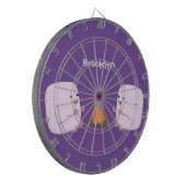 Cible De Fléchettes Marshmallows mignons roses par dessin animé sur le (Devant gauche)