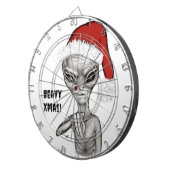 Cible De Fléchettes Mauvais Alien, Lourds Noël ! (Devant droit)