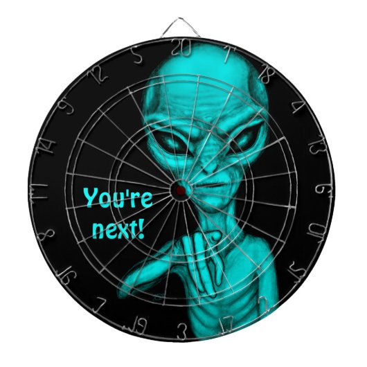 Cible De Fléchettes Mauvais Alien, Tu es le prochain ! (Devant)
