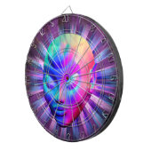 Cible De Fléchettes Méditation psychédélique Alien (Devant droit)