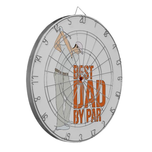 Cible De Fléchettes Meilleur papa par rapport (Devant gauche)