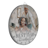 Cible De Fléchettes Meilleur père photo (Devant gauche)