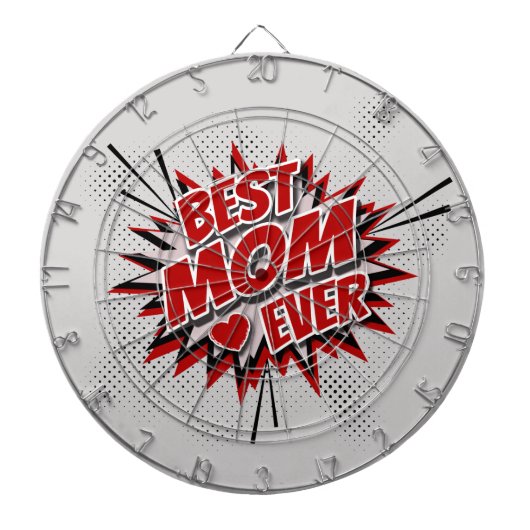 Cible De Fléchettes Meilleure maman jamais (Devant)