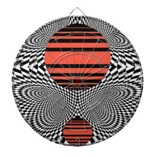 Cible De Fléchettes Memphis OpArt