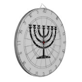 Cible De Fléchettes Menorah juive (symbole du judaïsme) (Devant gauche)