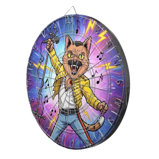 Cible De Fléchettes Meowhemian Rhapsody (Devant droit)