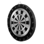 Cible De Fléchettes Métal argenté et noir (Devant droit)
