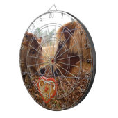 Cible De Fléchettes Miniature Donkey & Horse Valentine Heart (Devant droit)