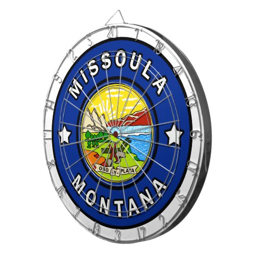 Cible De Fléchettes Missoula Montana (Devant droit)