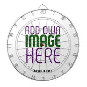 CIBLE DE FLÉCHETTES MODÈLE DE TEXTE D'IMAGE BLANCHE SIMPLE MODERNE (Devant)