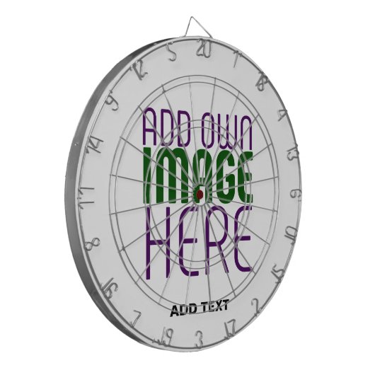 CIBLE DE FLÉCHETTES MODÈLE DE TEXTE D'IMAGE BLANCHE SIMPLE MODERNE (Devant gauche)