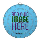 CIBLE DE FLÉCHETTES MODÈLE DE TEXTE D'IMAGE BLEU SKY SWAG MODERNE MODI (Devant)