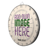 CIBLE DE FLÉCHETTES MODÈLE DE TEXTE D'IMAGE NATURELLE SIMPLE ET MODERN (Devant droit)