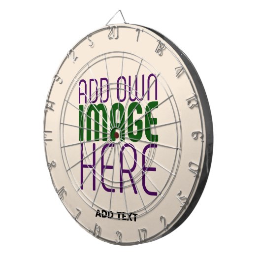 CIBLE DE FLÉCHETTES MODÈLE DE TEXTE D'IMAGE NATURELLE SIMPLE ET MODERN (Devant droit)