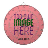 CIBLE DE FLÉCHETTES MODÈLE DE TEXTE D'IMAGE ROSE MODERNE ÉDITABLE SAUM (Devant)