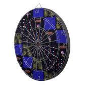 Cible De Fléchettes Modèle patchwork du 4 juillet - 4 juillet (Devant droit)