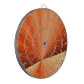 Cible De Fléchettes Moderne Abstrait Orange Rouge Vanille Graphique Fr (Devant gauche)