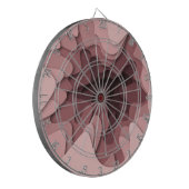 Cible De Fléchettes Moderne Girly Rose Ombre (Devant gauche)