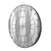 Cible de flechettes moderne Jacquard gris du milie (Devant droit)