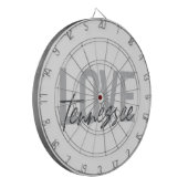 Cible De Fléchettes Moderne, simple, chic, design urbain Love Tennesse (Devant gauche)