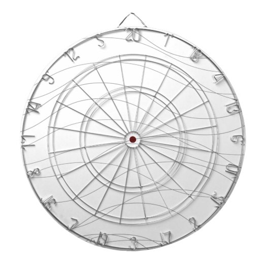 Cible De Fléchettes Moderne, simple, chic, lignes graphiques élégantes (Devant)